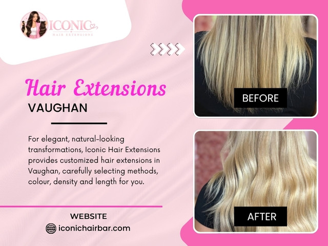 A search for Hair extensions vaughan can help you find local professionals when something needs checking. Location is convenient, especially when you need regular maintenance, but the first result you see may not be the best choice for your particular situation. Before booking a corrective appointment, look for a professional who has experience with extension maintenance and the method you are wearing.

ICONIC Hair Extensions
Address: 8065 Kipling Ave, Woodbridge, ON L4L 2A2, Canada
Phone: +16475786157

Google Map: https://maps.app.goo.gl/TsZ7TMkQxurheapH6

Read Our Blogs:
https://iconichairbar.wordpress.com
https://iconichairbarofficial.tumblr.com
https://iconichairbar.weebly.com

More Links:
https://campsite.bio/iconichairbar
https://www.magcloud.com/user/iconichairbar
https://triberr.com/iconichairbar