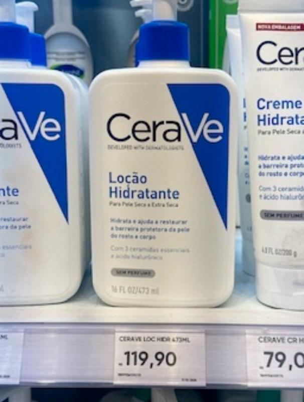 Loção Hidratante Sem Perfume 473ml Cerave Sem Fragrância