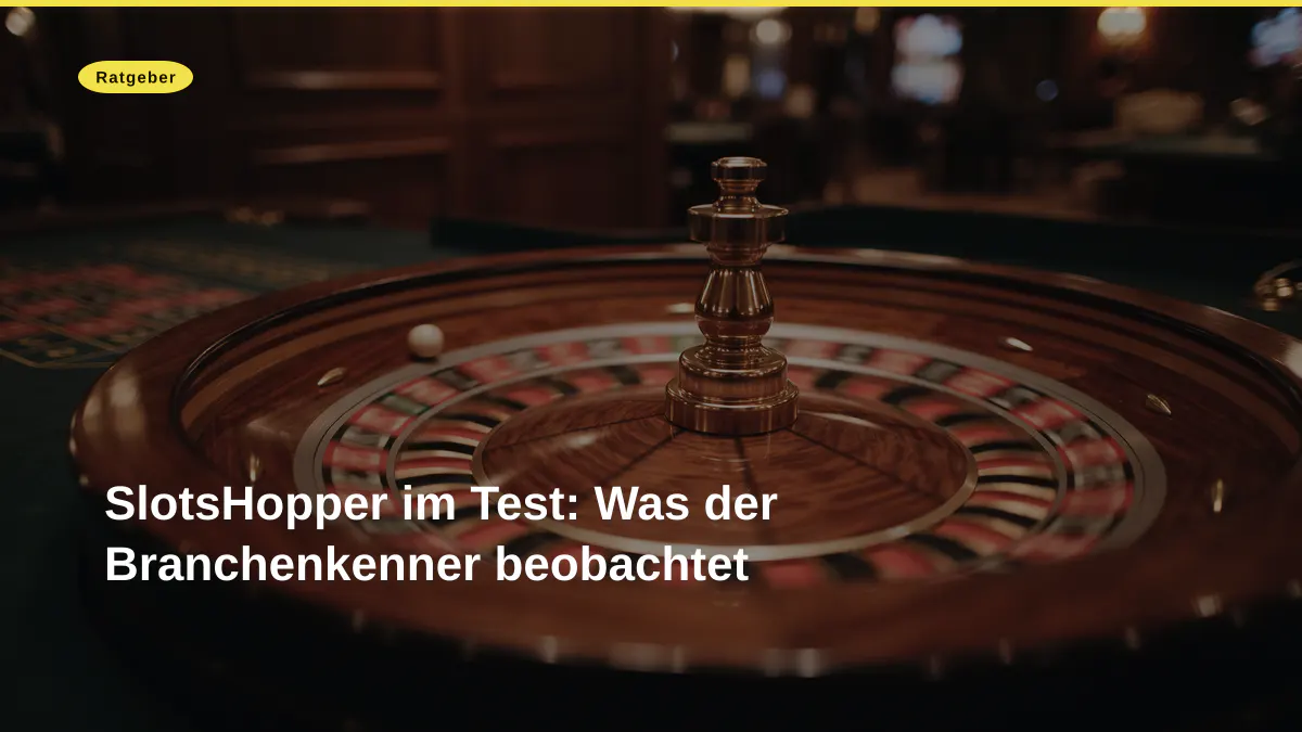 SlotsHopper im Test: Was der Branchenkenner beobachtet