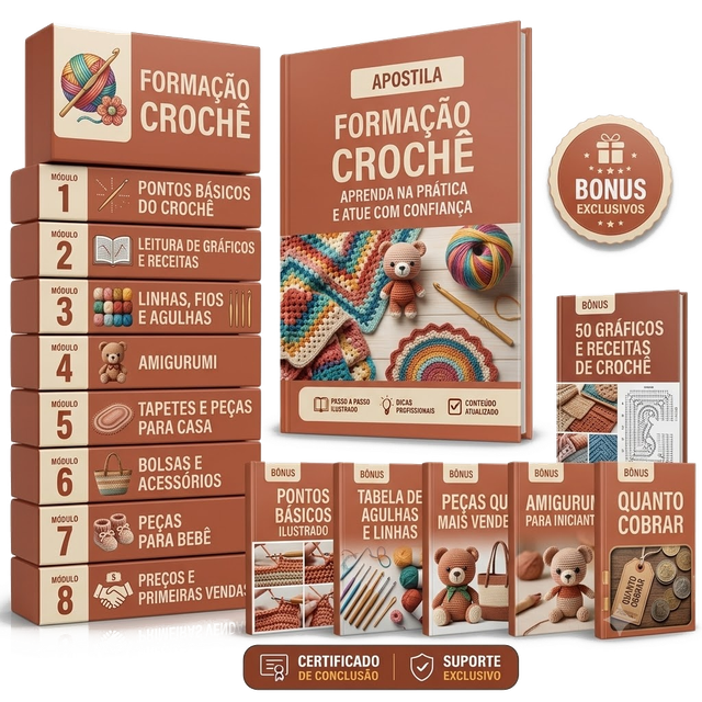 Material do curso Formação Crochê