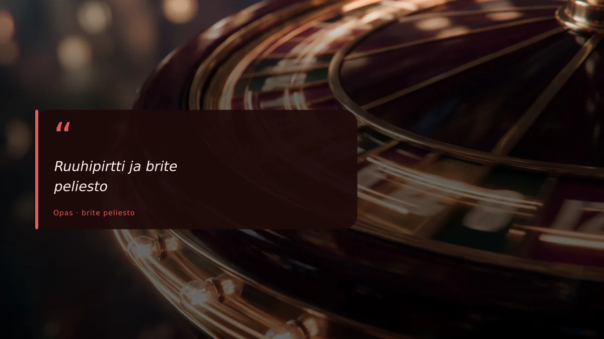 Ruuhipirtti ja brite peliesto