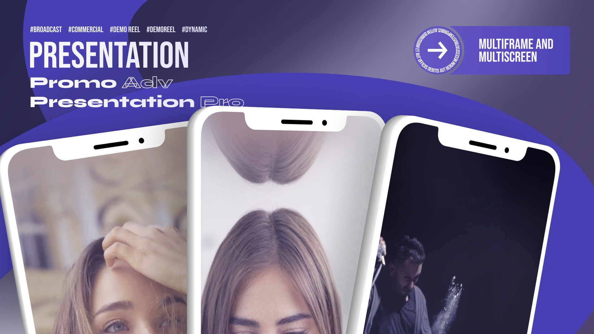Purple Phone Screen Mockup