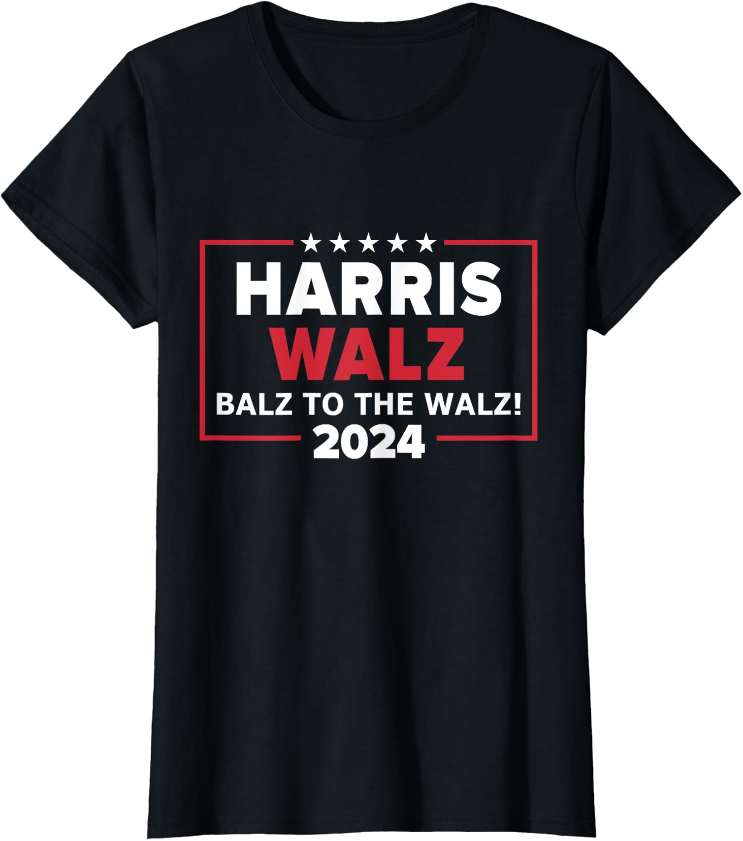 Harris Walz Balz To Walz 2024 Presidential Elections Ladies’ Crewneck T-Shirt