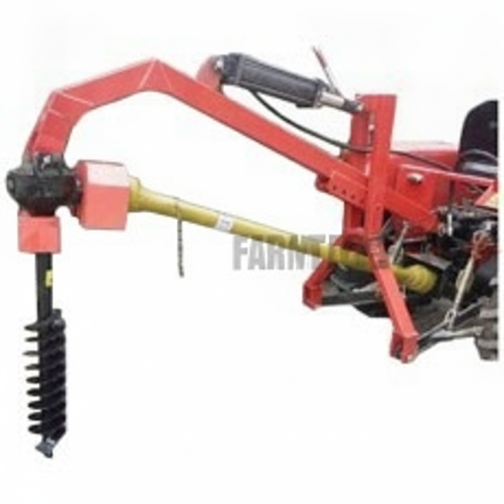 Post Hole Digger, 75HP Hydraulic Ram, Heavy Duty, 100x80mm Beam Size