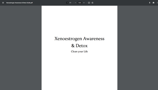 Xenoestrogen-Awareness