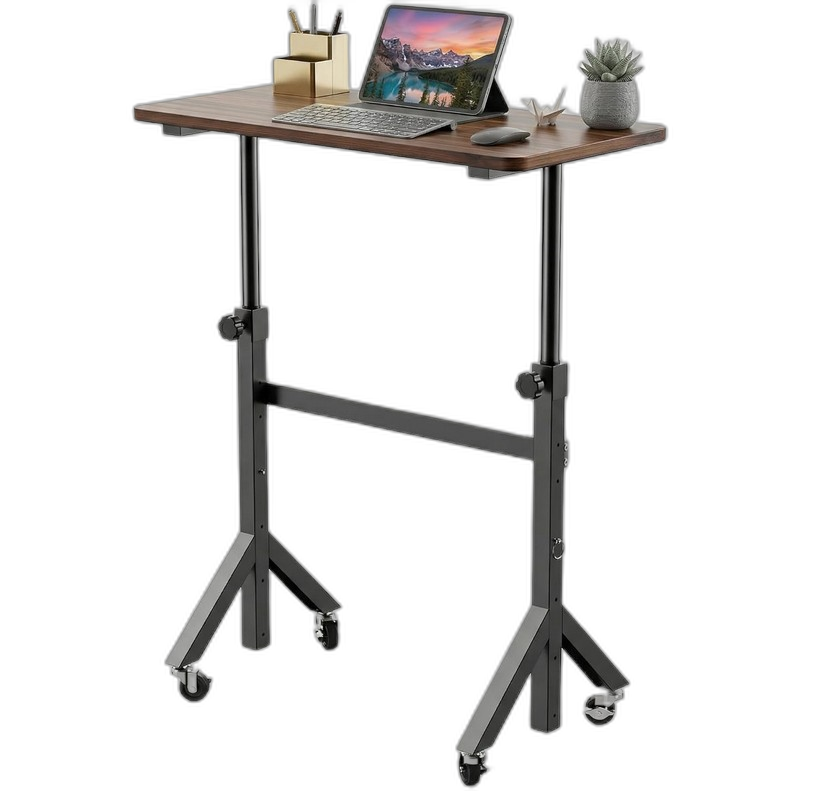 HUANUO 32'' Small Standing Desk with Wheels