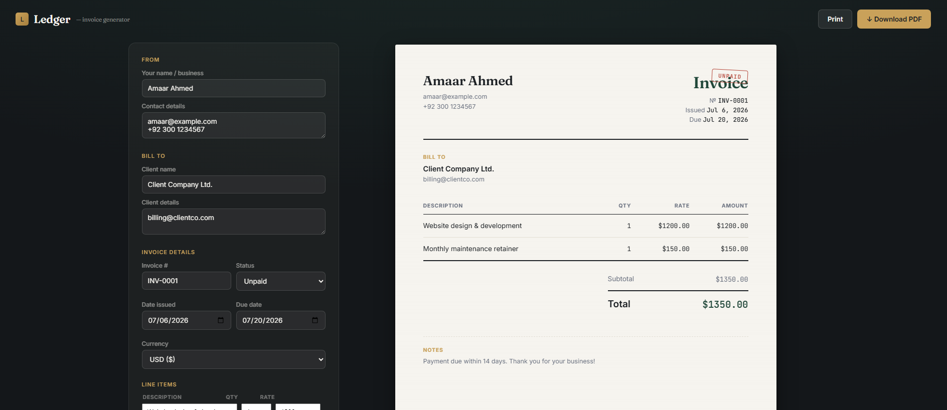 Forensic screenshot of [REDACTED] showing the phishing page layout