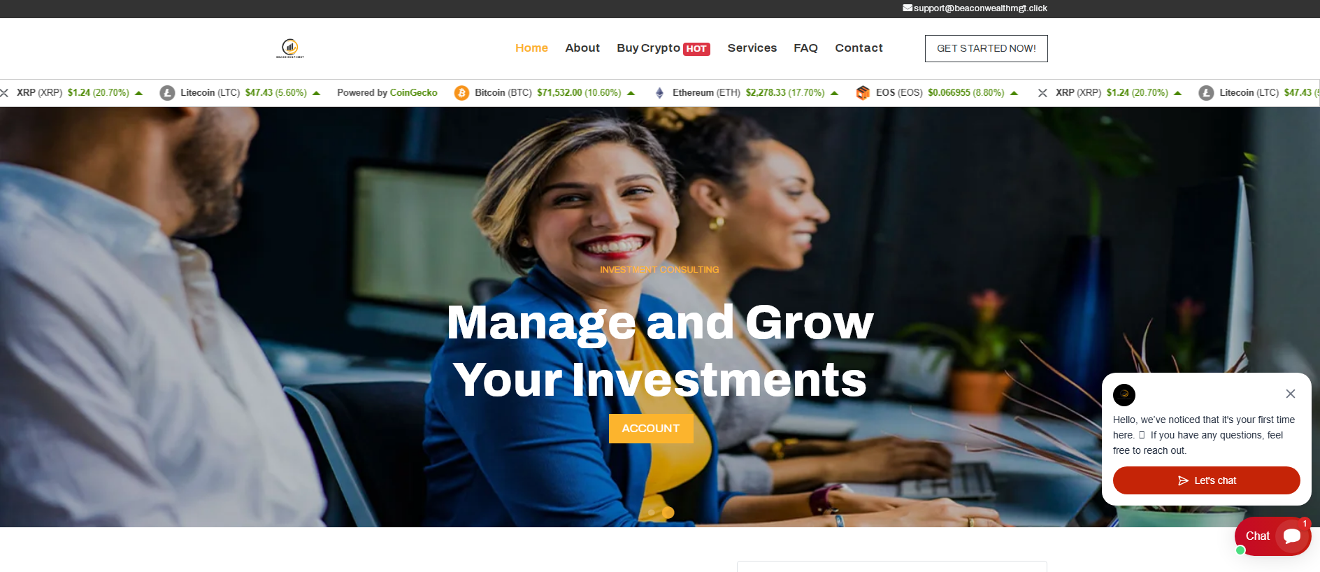 Stored capture of beaconwealthmgt.click