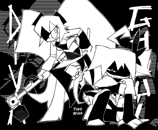 ghoul vs diva B W.png