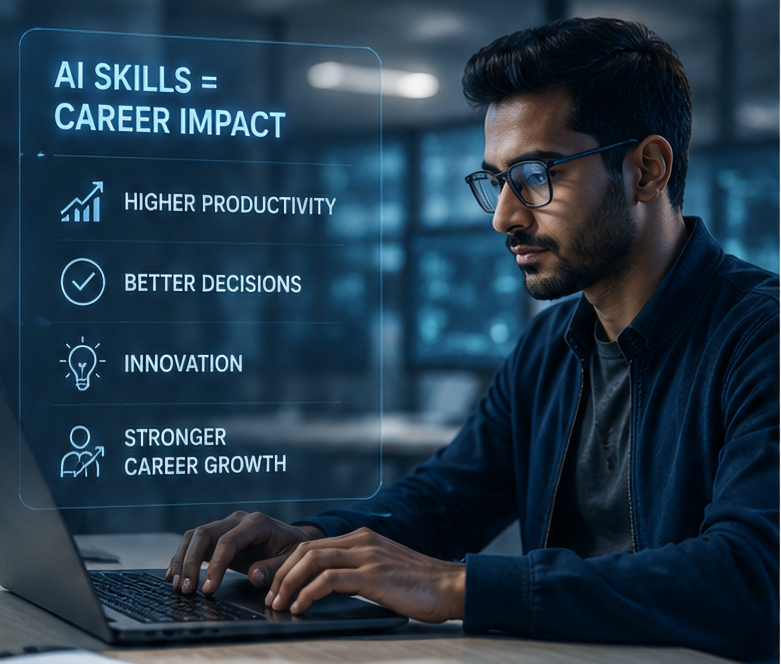 T-shaped professional framework for AI skills and business operations