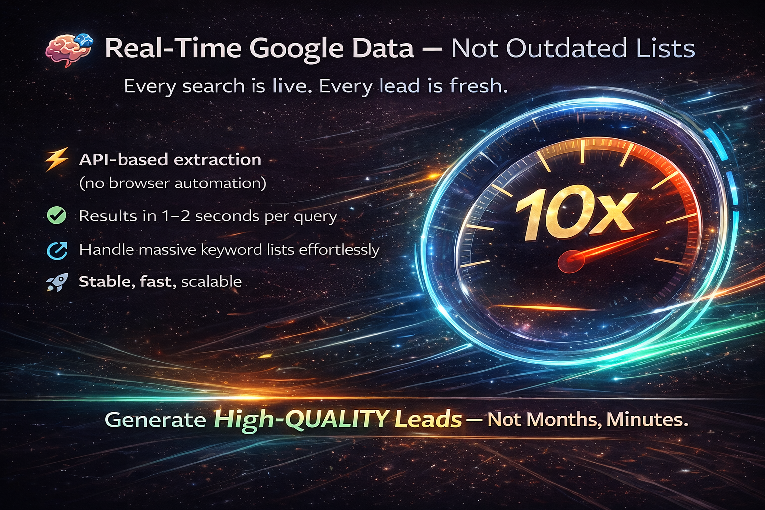 Google Lead Generator – Extract Emails, Phones & Websites Fast– No Proxy Needed