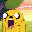 adventure time jake surprised