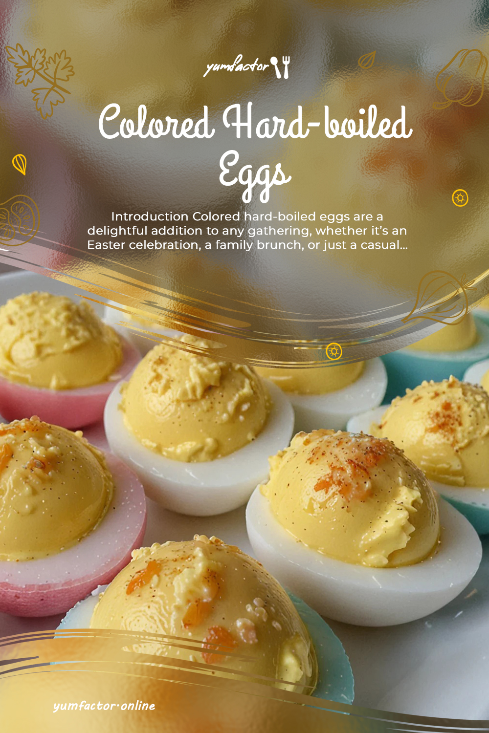 Colored Hard-boiled Eggs