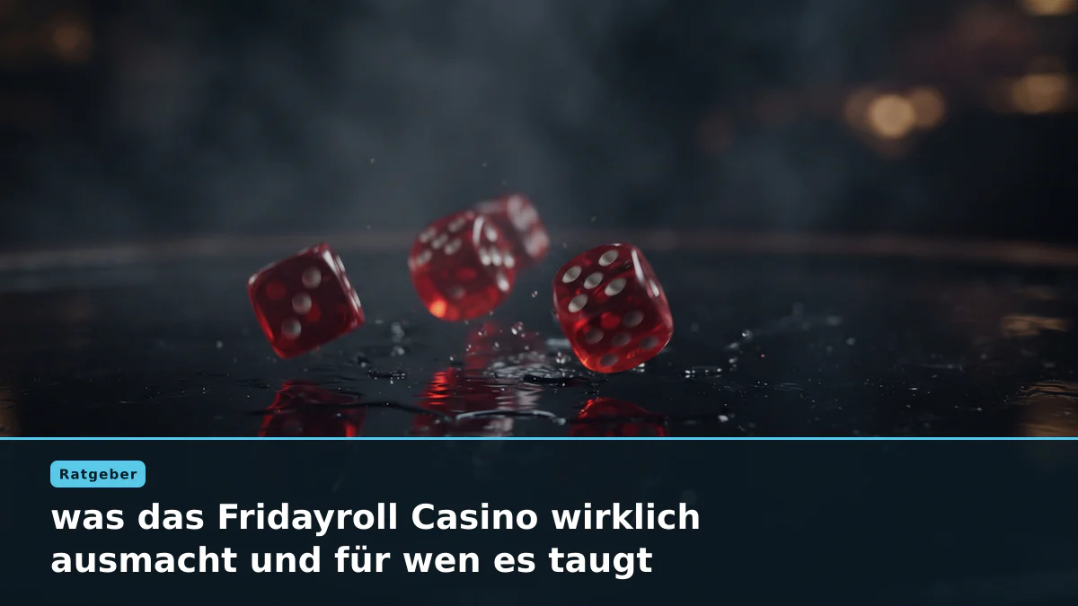 was das Fridayroll Casino wirklich ausmacht und für wen es taugt