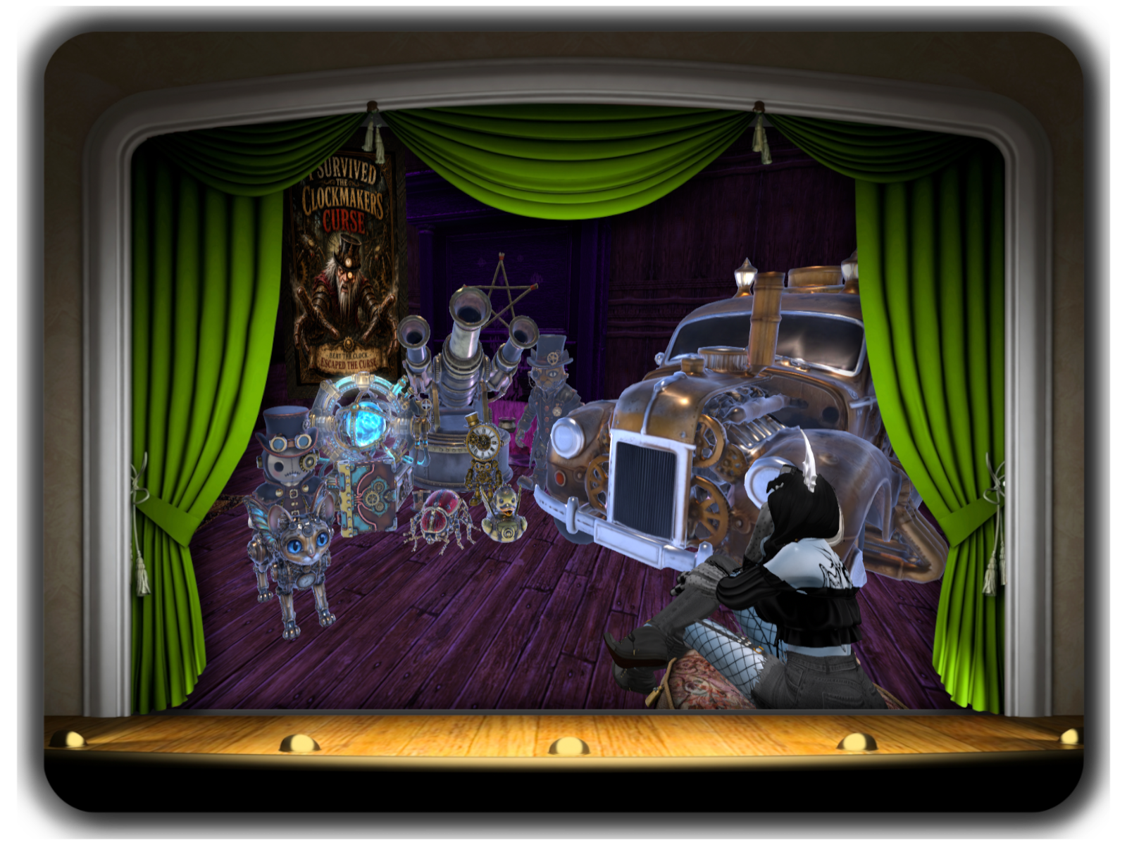 Clockcurse maze prizes.