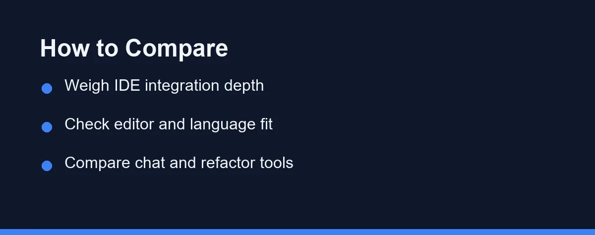 How to Compare