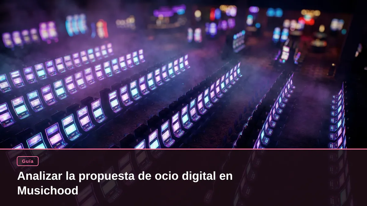 Analizar la propuesta de ocio digital en Musichood