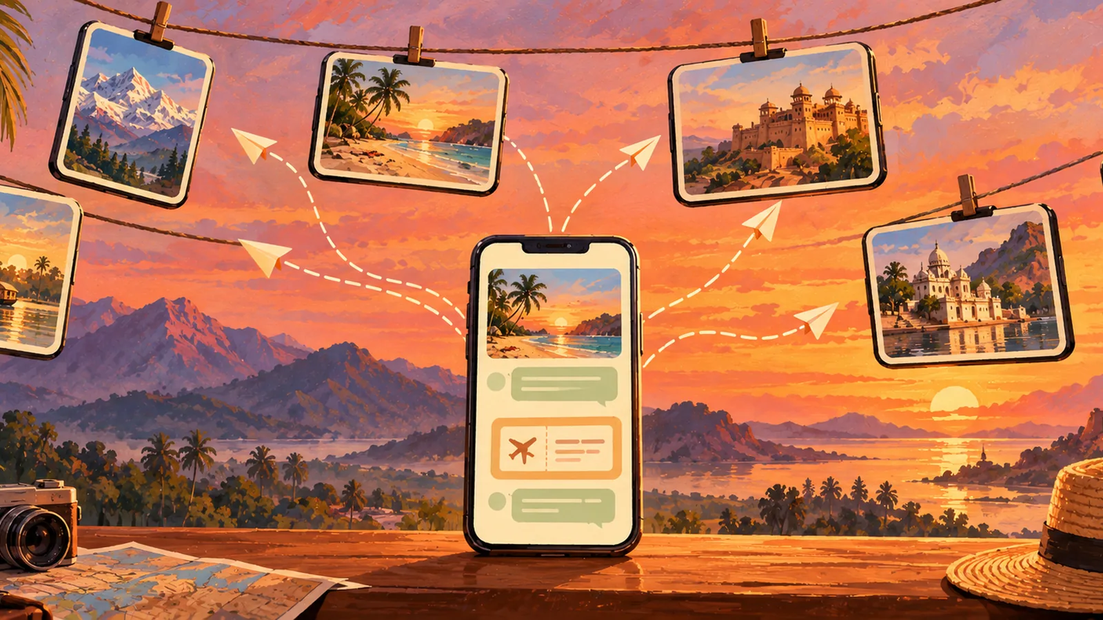 WhatsApp broadcast of tour packages to opted-in travellers