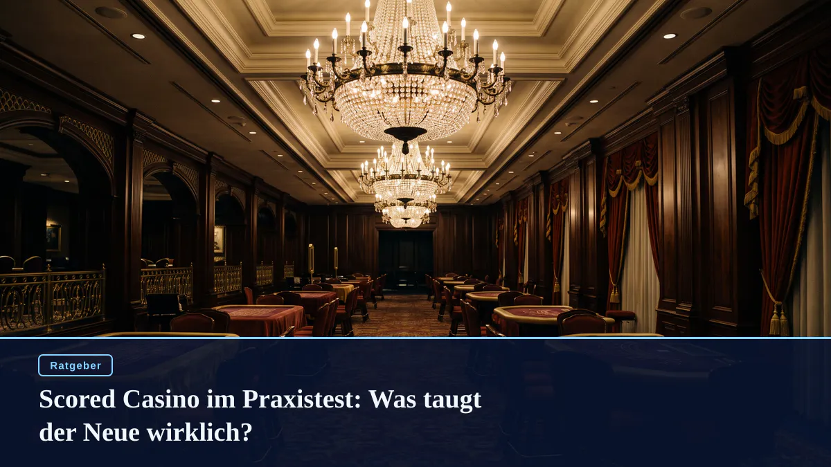 Scored Casino im Praxistest: Was taugt der Neue wirklich?