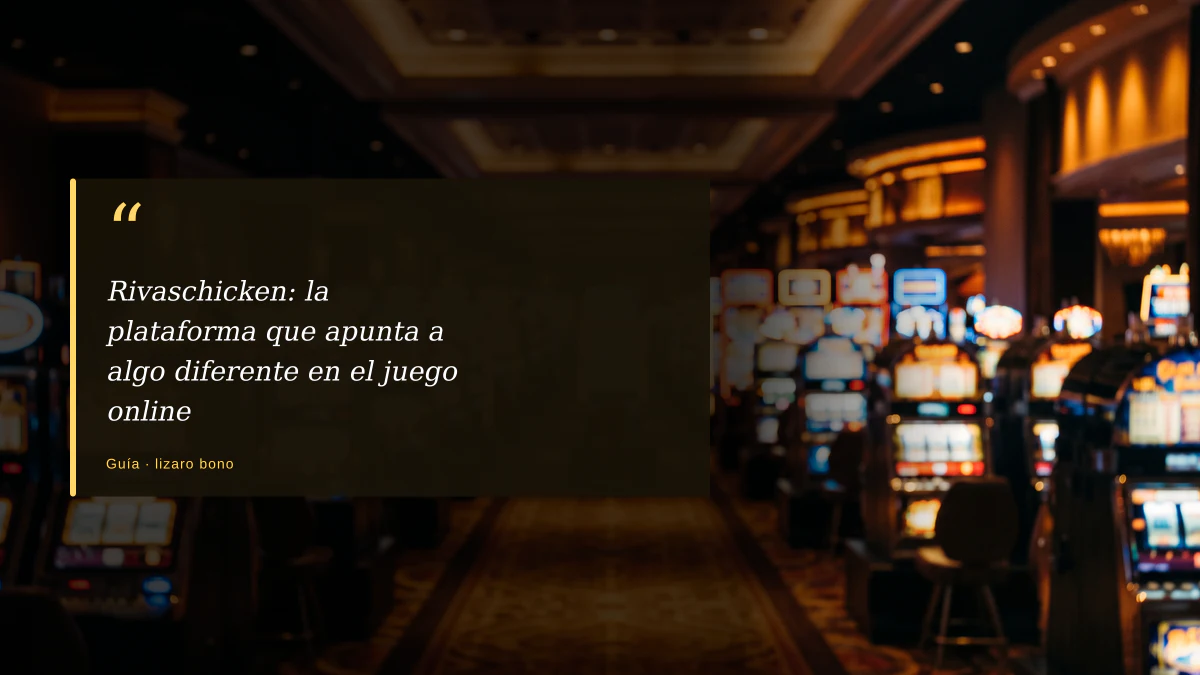 Rivaschicken: la plataforma que apunta a algo diferente en el juego online