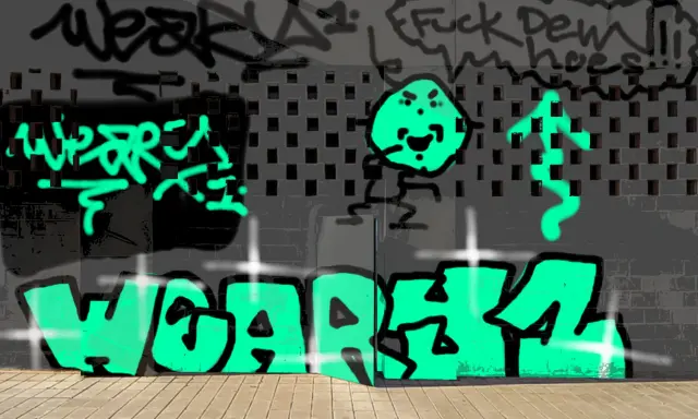 Graffiti artwork by DECAY