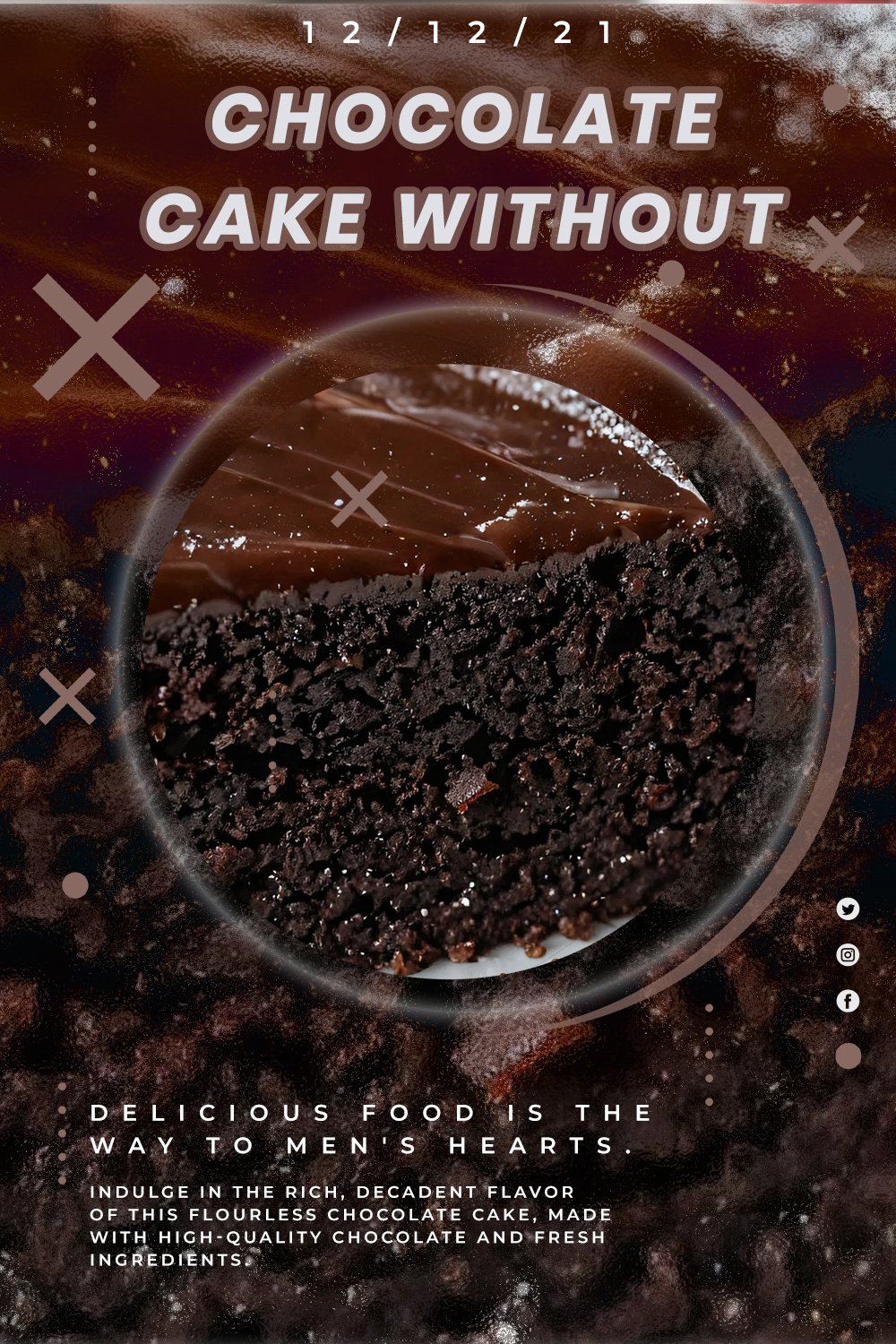 Chocolate Cake Without Flour Recipe