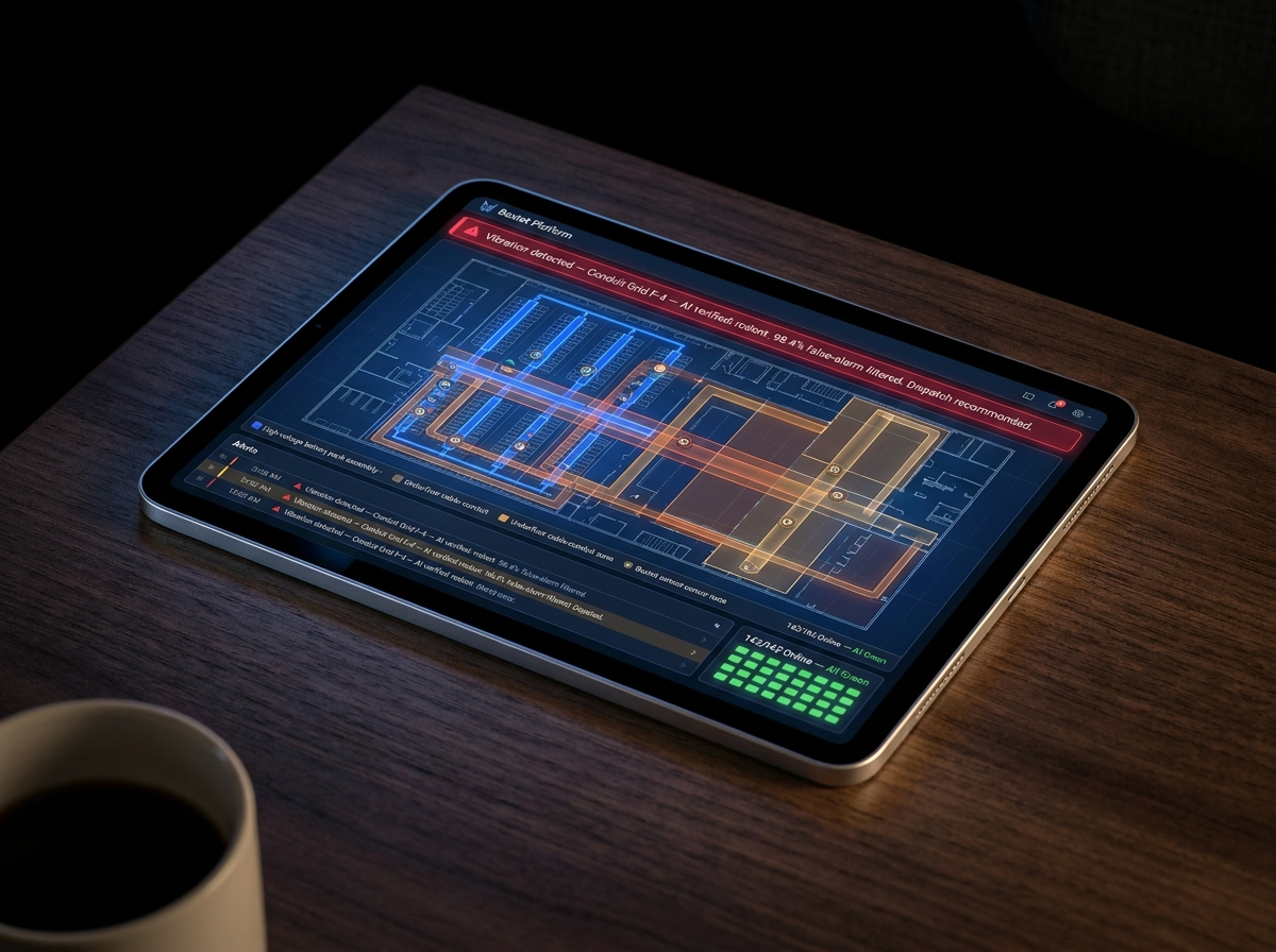 Bastet AI Command Center Dashboard in EV Gigafactory