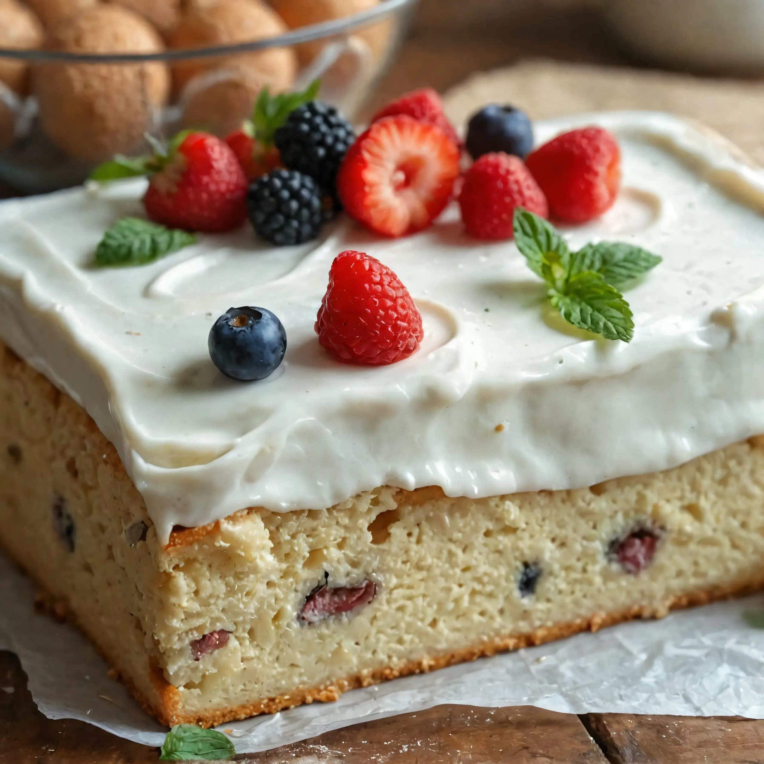 Soft, Light, and Simple Kefir Sheet Cake Recipe