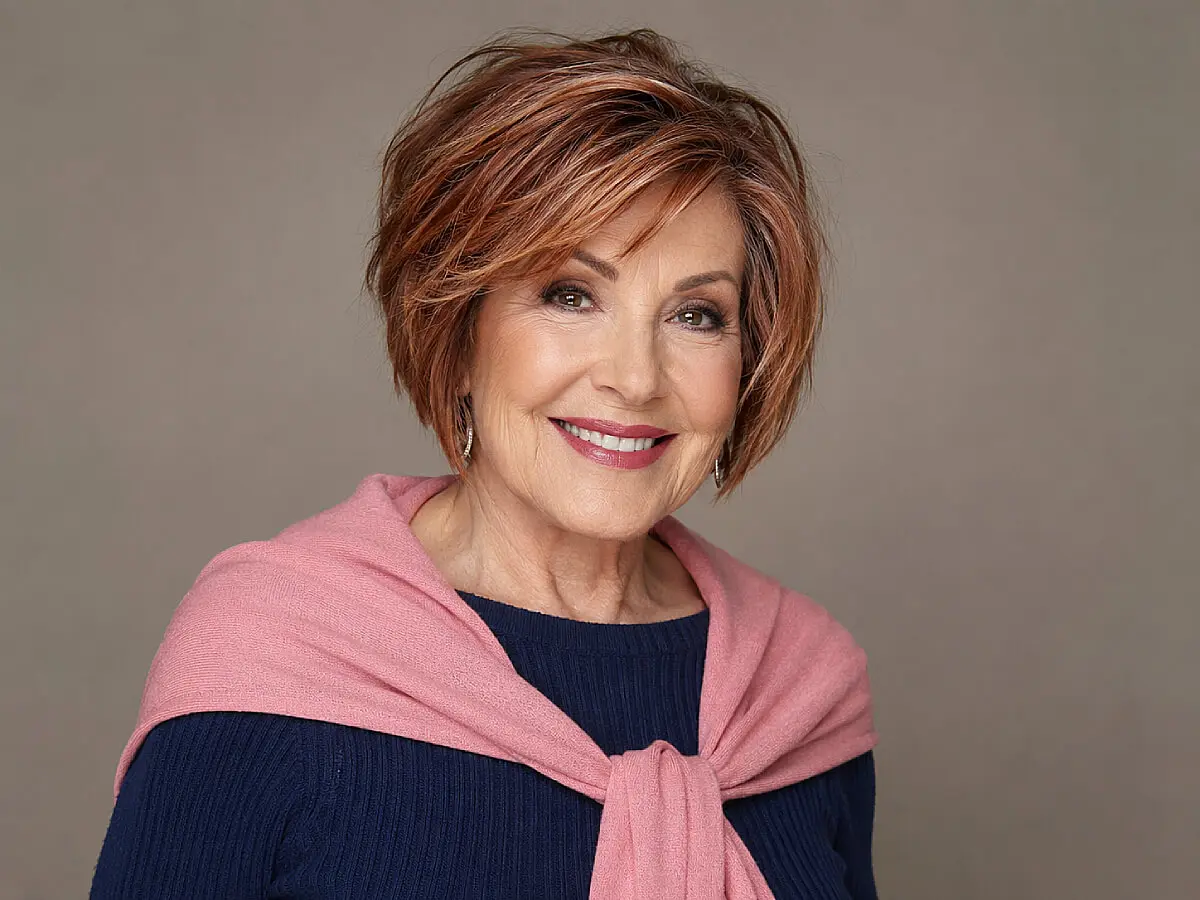 Edgy Bob Hairstyles for Women Over 70
