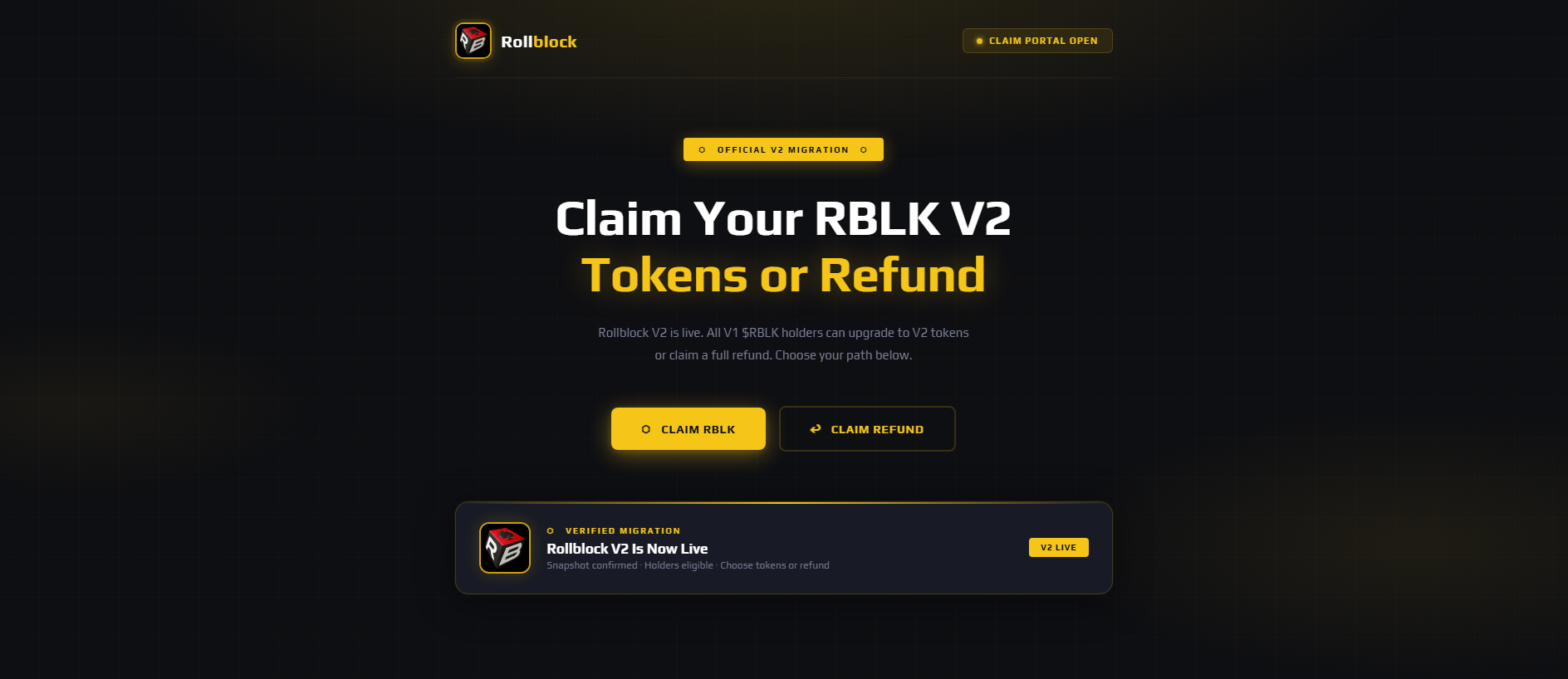 Stored capture of rblktoken.live