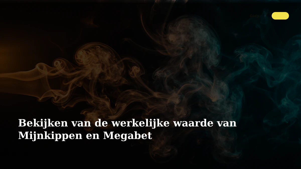 Bekijken van de werkelijke waarde van Mijnkippen en Megabet