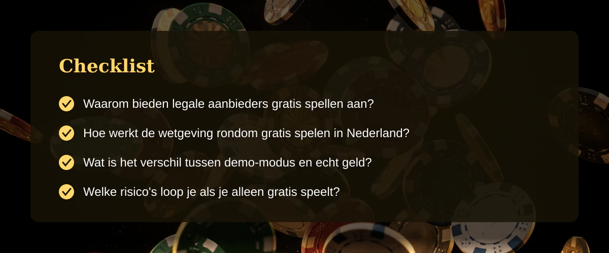 Gratis spelen in een online casino: de nuchtere les van een veteraan — Checklist