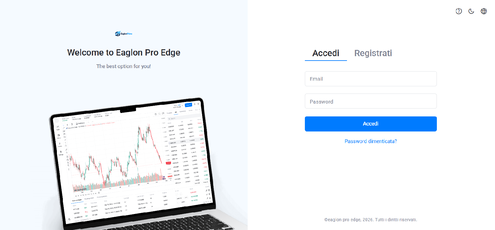 Screenshot of area.eaglonproedge.com