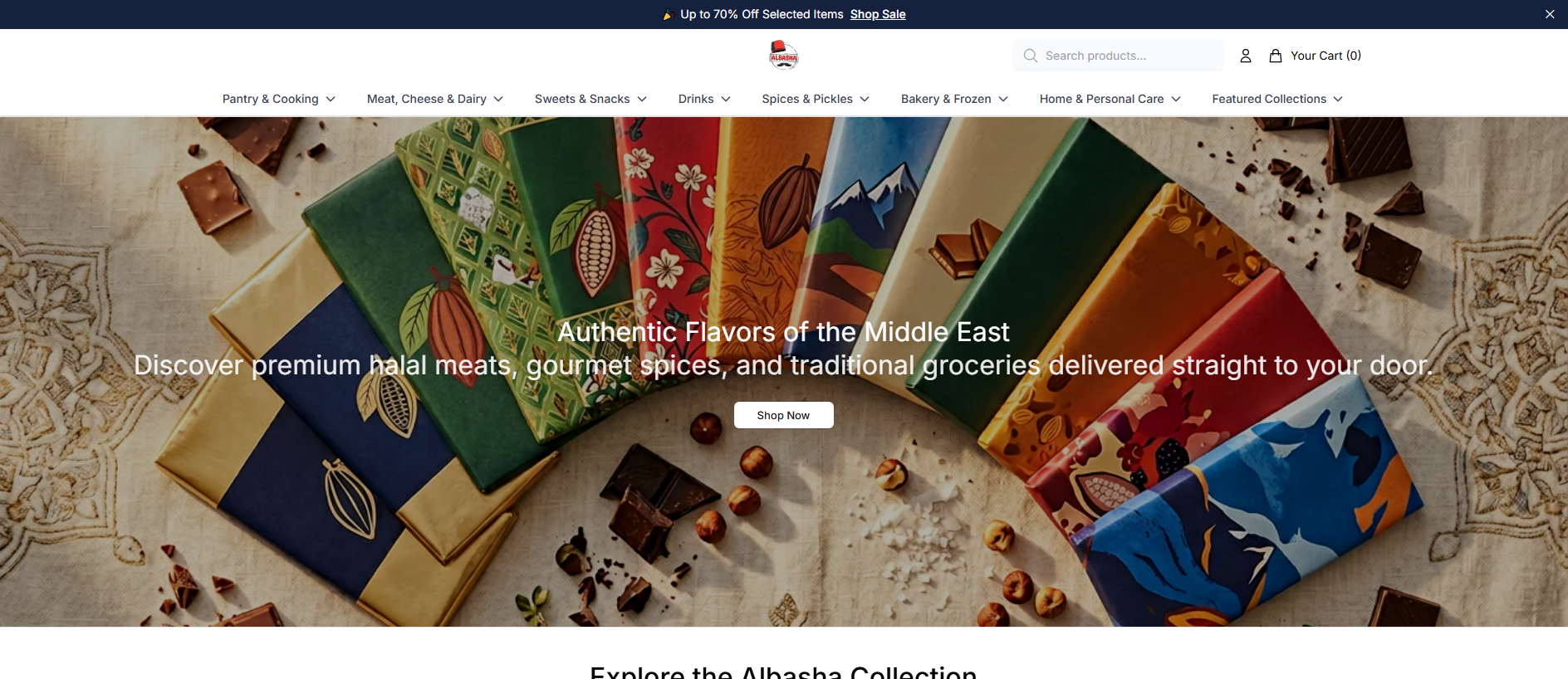 Stored capture of albashastore.shop