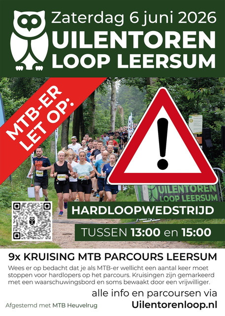 2026 Uilentorenloop let op mtb