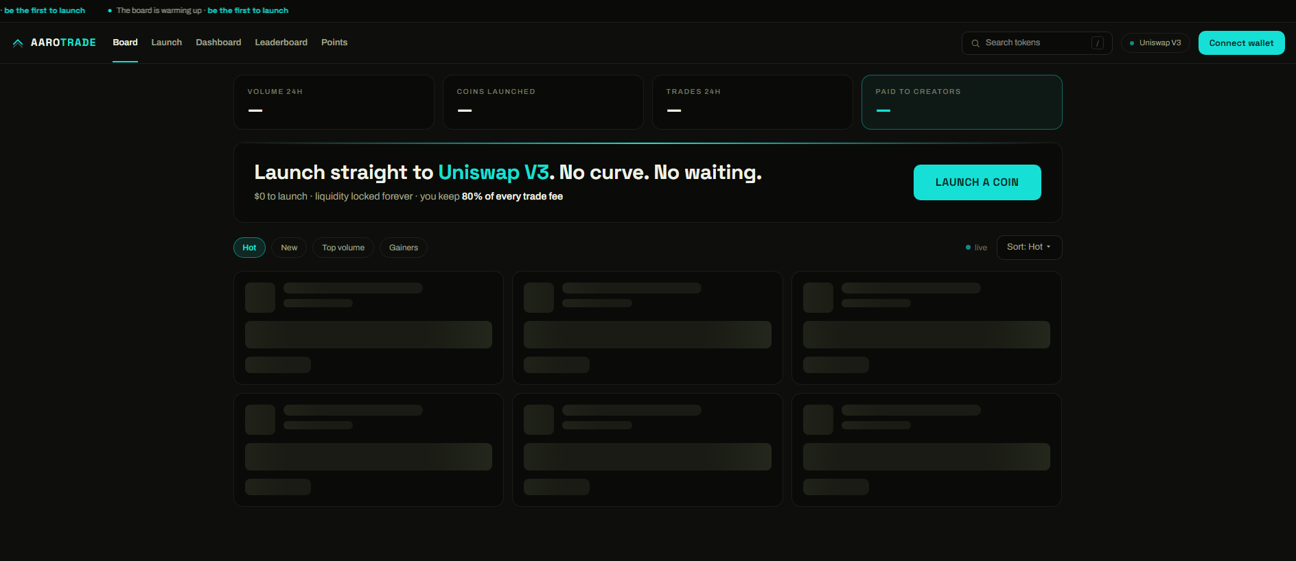 Screenshot of aarotrade.com