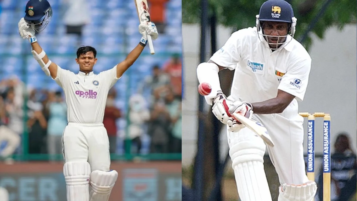 Yashasvi Jaiswal vs Sanath Jayasuriya Picture