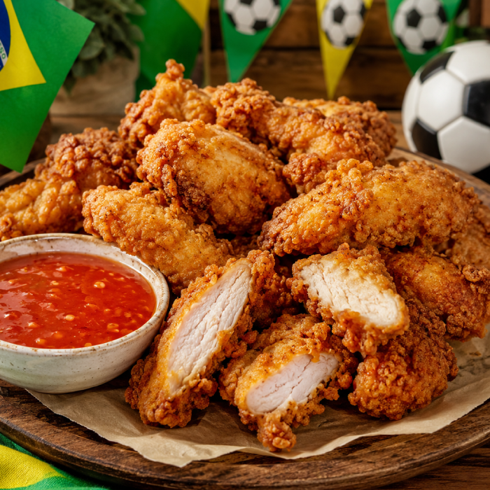 Frango Crocante com Molho Agridoce