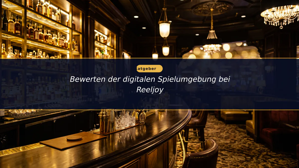 Bewerten der digitalen Spielumgebung bei Reeljoy