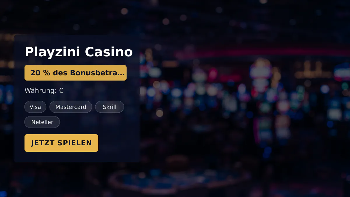 Playzini mobil: mein Fazit zum schnellen Casino-Erlebnis