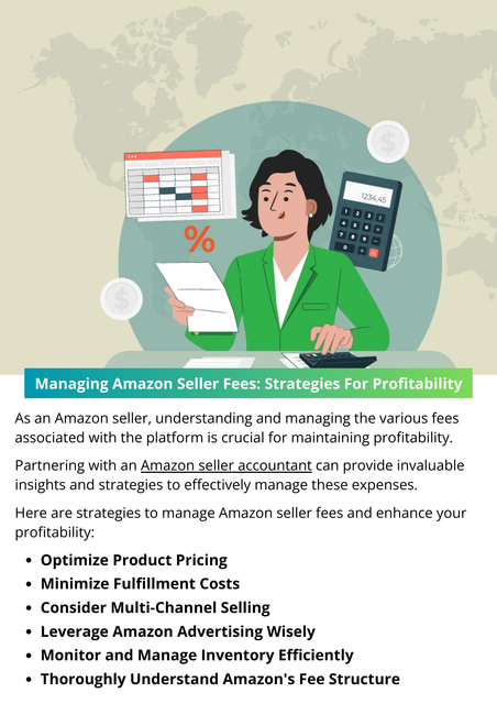 Managing Amazon seller fees is a critical aspect of running a successful e-commerce business on the platform.  Remember that strategic fee management is not just about cutting costs but also about maximizing value and optimizing your overall business performance. To know more visit here https://www.esenshi.com/amazon-fba-accounting-services