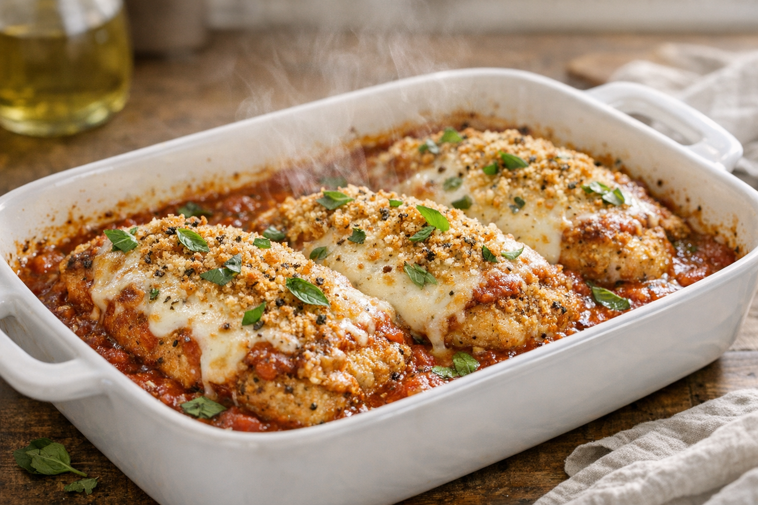 Easy Chicken Parmesan Bake for a Cozy Weeknight