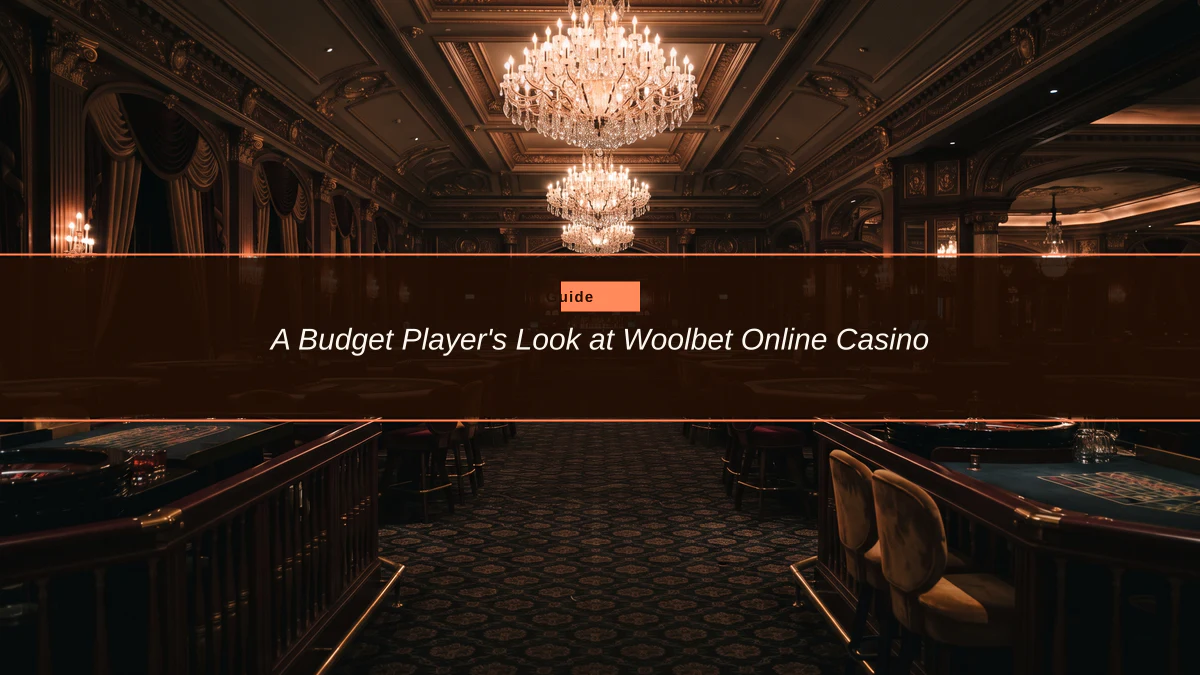A Budget Player's Look at Woolbet Online Casino