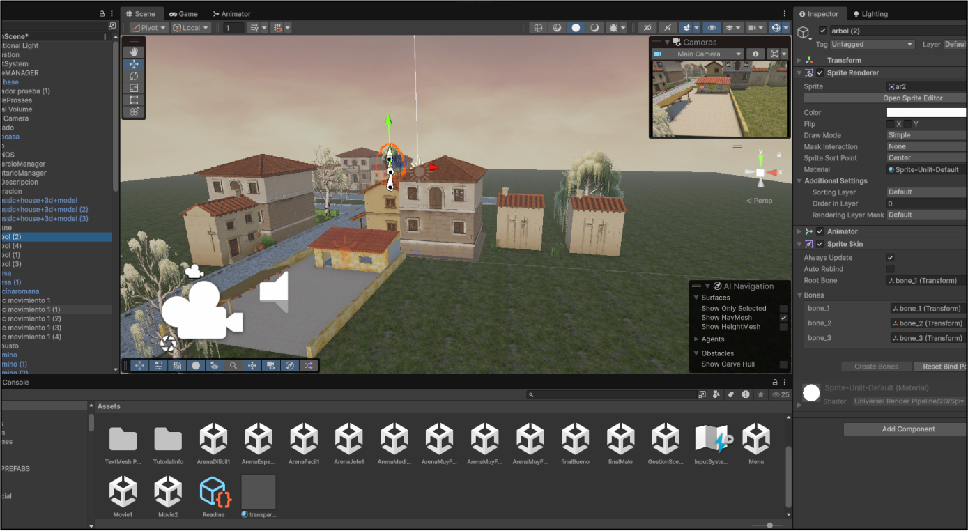 trabajo de unity