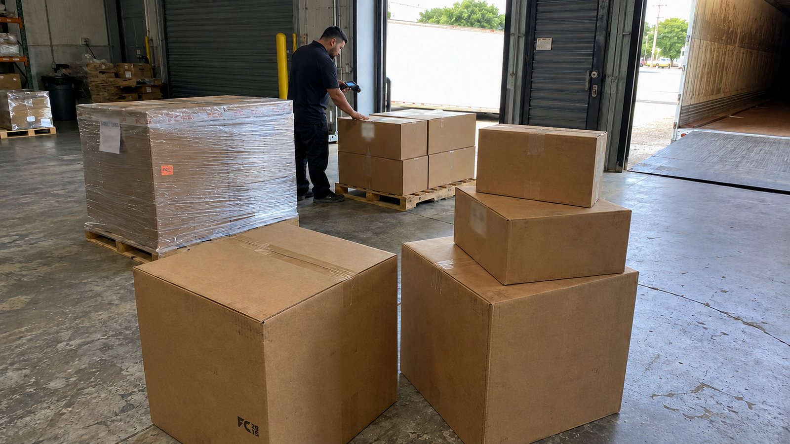 First Choice orders staged for daily carrier pickup