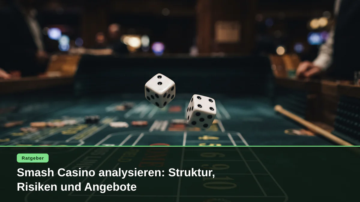 Smash Casino analysieren: Struktur, Risiken und Angebote