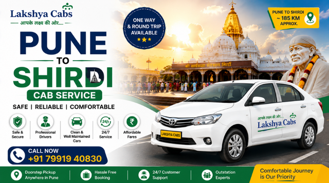 Pune To Shirdi cab Service Lakshya cabs