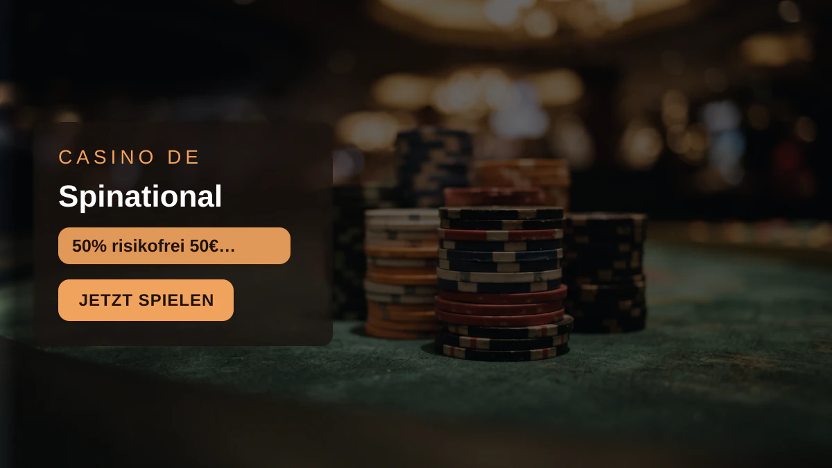 Spinational Casino � Willkommensbonus 50% risikofrei 50� + 250 FS, Zahlungen: Mastercard, Sofort, MiFinity, Bitcoin, Ethereum