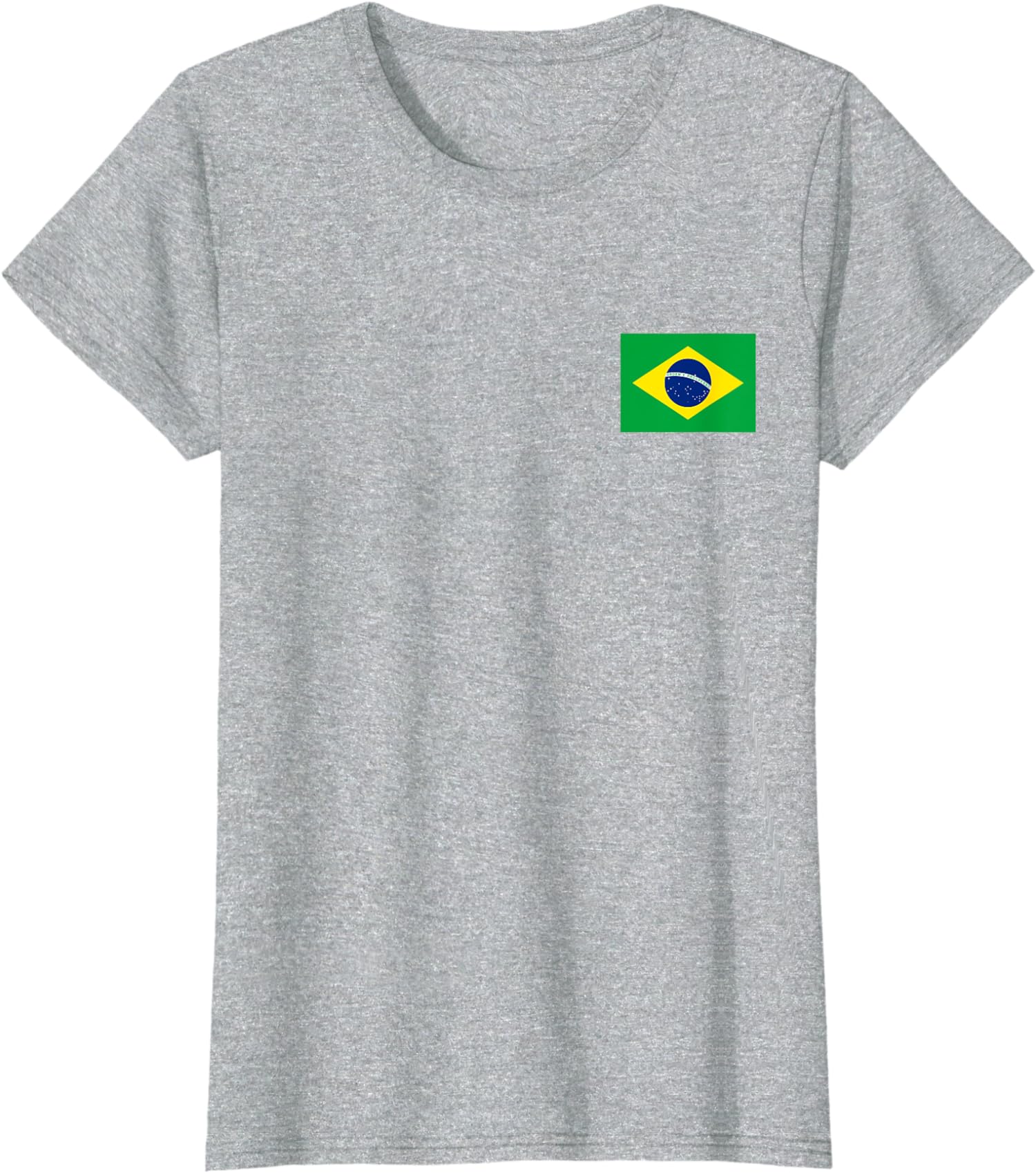 Brazil Flag Cool Brasil Flag Brazilian Flags Ladies’ Crewneck T-Shirt