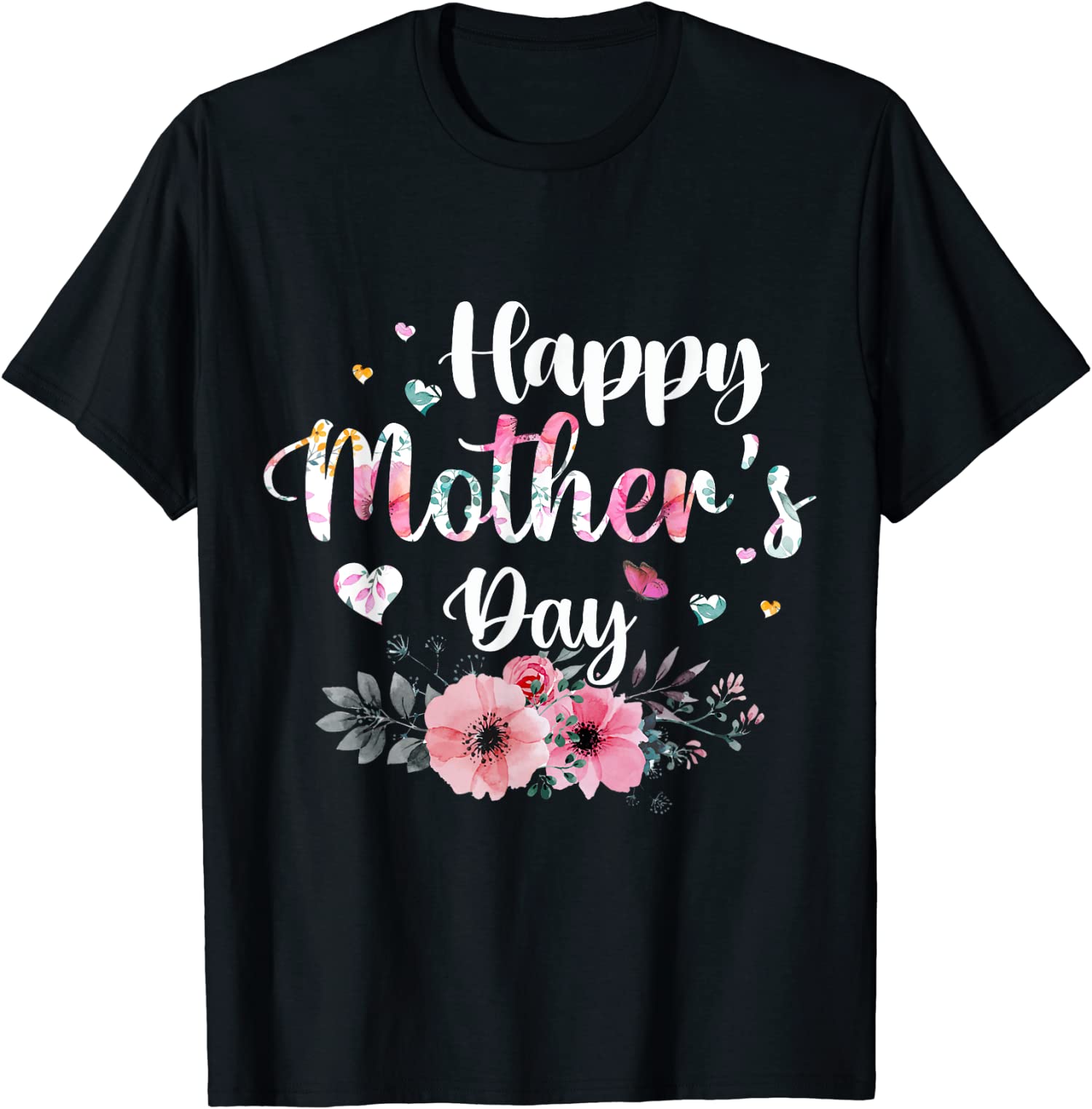 Happy Mother’s Day 2023 Cute Floral for Women Mom Unisex T-Shirt